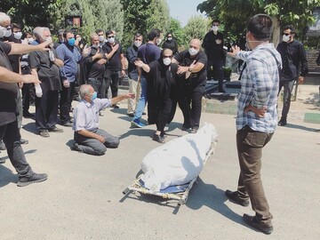 مراسم خاکسپاری سهیل گوهری