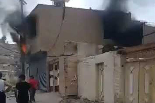 ببینید | تصاویر انفجار کپسول گاز خانگی در مسجدسلیمان