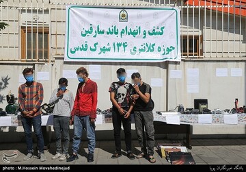 کشف و انهدام باند سارقین سازمان یافته