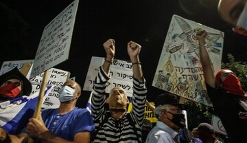 تظاهرات در تل‌آویو در اعتراض به نتانیاهو/ ۵۰ نفر بازداشت شدند