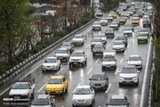 ترافیک سنگین در اتوبان کرج-قزوین