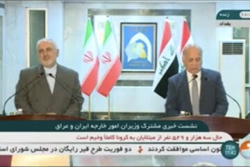 Zarif says Iran, Iraq should get prepared against terrorist threats