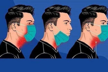 ببینید | چرا نباید ماسک خود را روی چانه بیاوریم؟