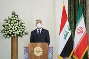 ببینید | الکاظمی: اجازه نمی‌دهیم تهدیدی از خاک عراق متوجه ایران شود