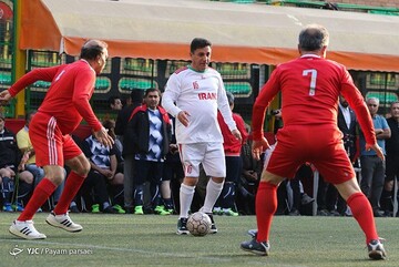 بزرگمردان ورزش ایران در صف رفاقت/عکس