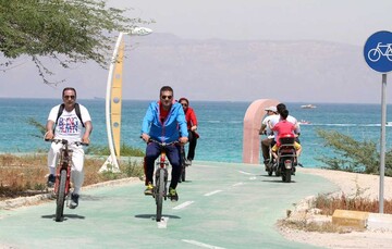 کیش دارای طولانی ترین و زیباترین مسیر دوچرخه خلیج فارس است
