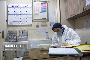 بیمارستان کامکار قم در روزهای هشدار کرونا