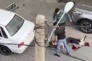 ببینید | ویدئوی کامل تیراندازی در سعادت‌آباد بر سر یک دختر!