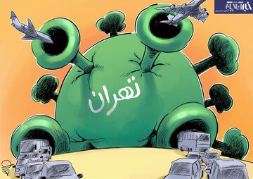 ببینید: تهران در چنگال کرونا!