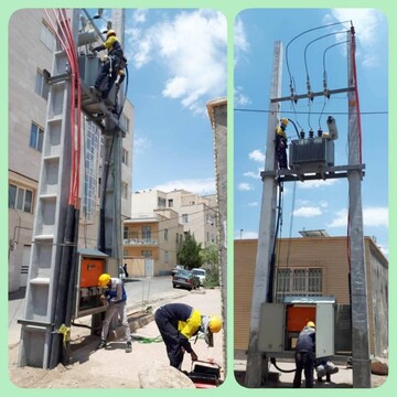 بهینه سازی شبکه و تاسیسات توزیع برق خیابان طالقانی شهرستان سمنان