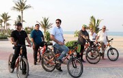 دوچرخه سواری راهکاری مناسب برای حل مشکلات شهری کیش
