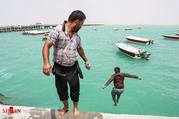 اسکله صیادی بحرکان