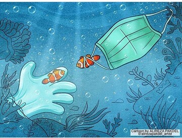 ببینید با این ماسک و دستکش چه فاجعه‌ای ساختیم!