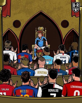 ببینید: آقای گل اروپا بر تخت نشست!