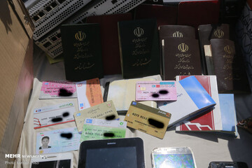 نمایشگاه کشفیات طرح کاشف پلیس آگاهی