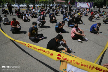 نمایشگاه کشفیات طرح کاشف پلیس آگاهی