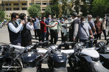 نمایشگاه کشفیات طرح کاشف پلیس آگاهی