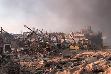 تصاویر باورنکردنی و شوکه‌کننده از انفجار بیروت