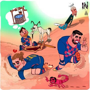 اینم آخرین ناکامی لیونل مسی و یارانش! 