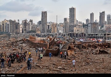 انفجار روز گذشته در بیروت