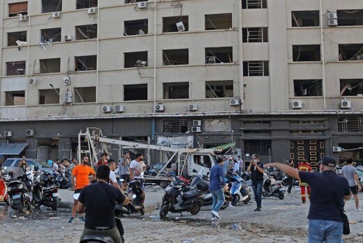 تصاویری از گستره تخریب انفجار روز  گذشته بیروت