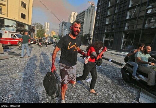 انفجار روز گذشته در بیروت