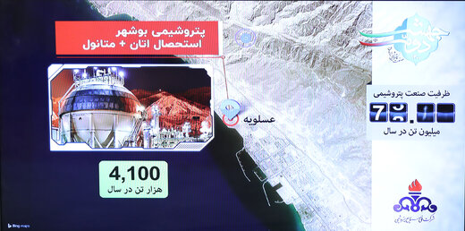 مراسم بهره برداری از طرح های ملی وزارت نفت