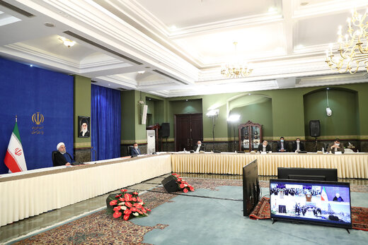 مراسم بهره برداری از طرح های ملی وزارت نفت