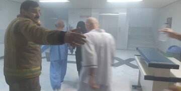 آتش‌سوزی نیمه شب گذشته در بیمارستان خیابان سرهنگ سخایی