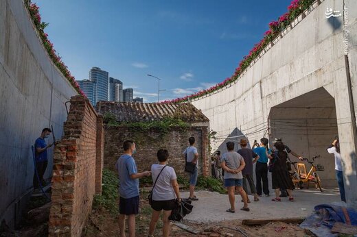 خانه‌ای در وسط اتوبان