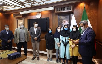 قدردانی قهرمانان کاراته جزیره از مدافعان سلامت و کادر درمان کیش