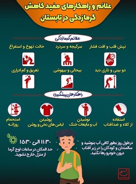 ببینید | علائم و راهکارهای مفید کاهش گرمازدگی در تابستان