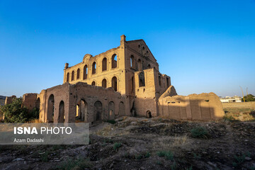 متروکه‌ای بازمانده از کارخانه آرد قزوین