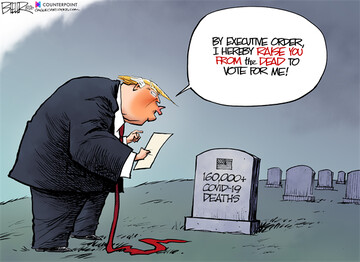 ببینید: رای بالای ترامپ در بین کرونایی‌ها! 