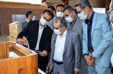 بازدید مدیر عامل سازمان منطقه آزاد اروند از روند تولید در سه واحد تولیدی صنعتی