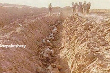 عکس | تصویر تلخ اما حماسی از گردان حنظله که تا آخرین نفس پای فکه ایستاد