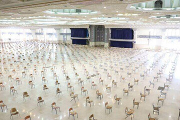 ببینید | تصویری از مصلی تهران که میزبان پنج هزار کنکوری شد