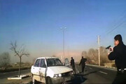 عکس | شهادت یک مامور پلیس در تهران/ مامور را با پراید زیر گرفتند