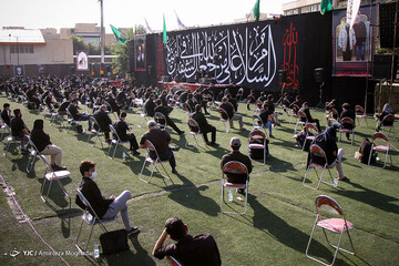 تصاویر | عزاداری روز دوم محرم با رعایت پروتکل بهداشتی