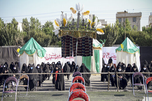 عزاداری روز دوم محرم در ورزشگاه شهید سعیدی