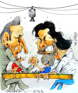 ببینید: فرهاد مچ یحیی رو خوابوند!