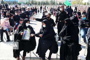 تشییع پیکر شهید مرزبانی در مشهد