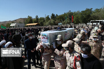 تشییع پیکر شهید مرزبانی در مشهد