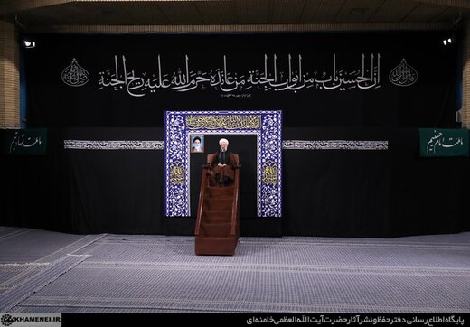 عزاداری آیت‌الله خامنه‌ای