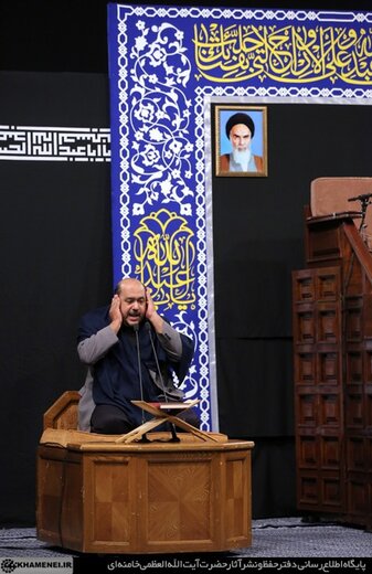 عزاداری آیت‌الله خامنه‌ای
