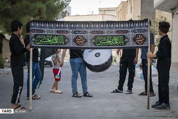 دسته‌ی عزاداری کودکانه بچه‌محل‌های رئیس‌جمهور!