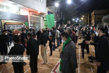 عزاداری شب تاسوعا در منطقه گلشهر