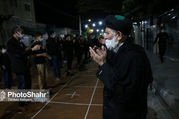 عزاداری شب تاسوعا در منطقه گلشهر