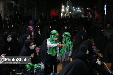 عزاداری شب تاسوعا در منطقه گلشهر