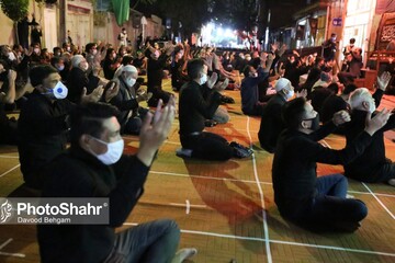 عزاداری شب تاسوعا در منطقه گلشهر